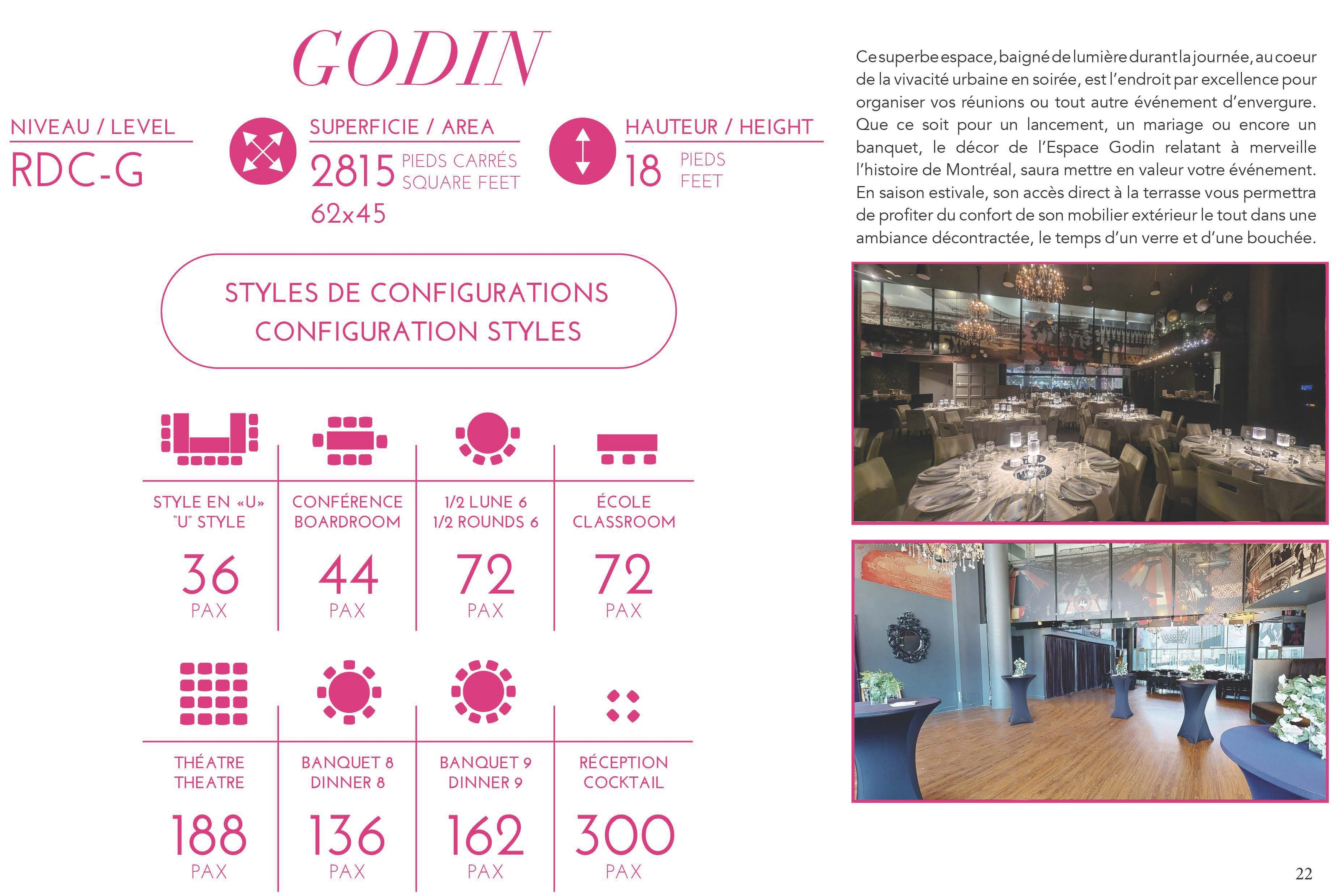 a brochure of a restaurant