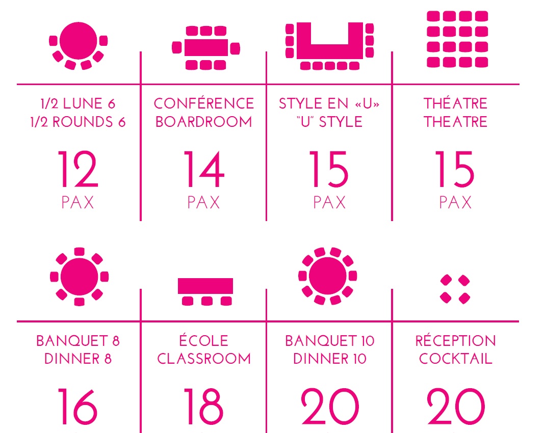 a pink and white calendar